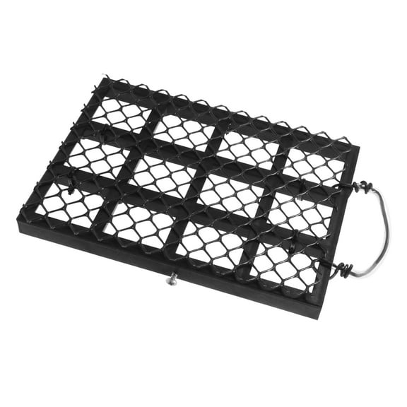 FENGGUIQU Outdoor Wall Planter Deer Horn Fern Planting Board Rustic Design Black PP 1Set