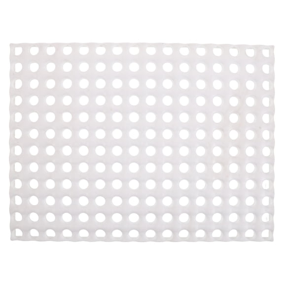 FENGGUIQU PP Plastic Rabbit Cage Floor Mat White Round Hole Design for Healthy Small Animal Feet