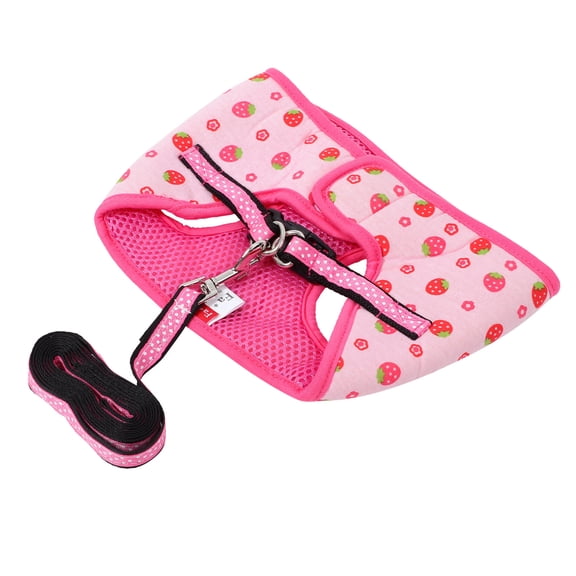 FENGGUIQU Pink Polyester Dog Walking Leash for Pets Easy Control Durable Comfortable Use 5ft Size