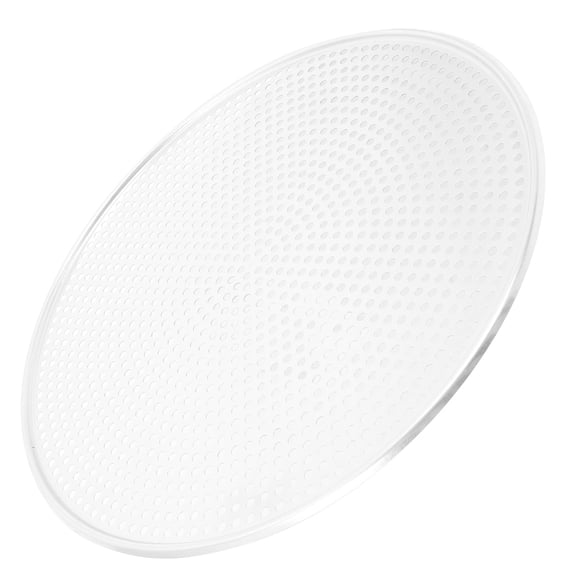 FENGGUIQU Pizza Pan For Oven Silver Round With Mesh Design For Even Baking 1 PCS