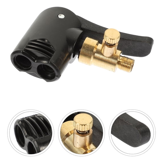 FENGGUIQU Portable Clip on Air Hose Clamp for Car Tire Inflator with Quick on