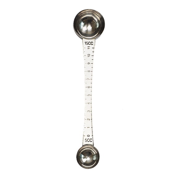 FENGGUIQU Stainless Steel Coffee Measuring Spoon Double-Headed Scoop for Home and Kitchen Use