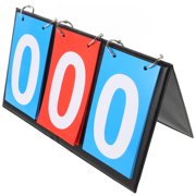 FENGGUIQU Portable Durable Flip Scoreboard for Sports Clear Numbers Assorted Colors