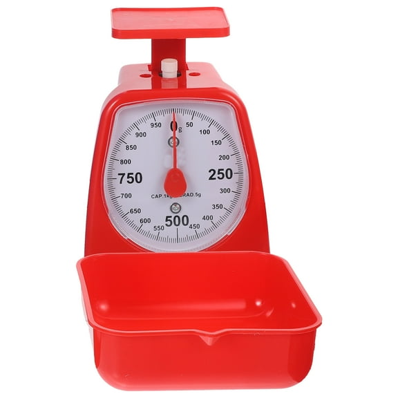 FENGGUIQU Portable Scale with Large Plastic Platform, 5kg/11lb Capacity, Multiple Colors for Kitchen and Home Use