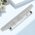 Versatile Ruler FENGGUIQU Portable Multi-Function Rolling Ruler for Drafting Design ...