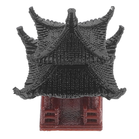 FENGGUIQU Portable Aquarium Pavilion Statue for Fish Tank Decor and Outdoor Landscape Accessories