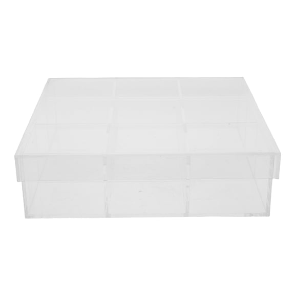 FENGGUIQU Portable Transparent Storage Box for Dryer Sheets with Sealed Lid Dustproof