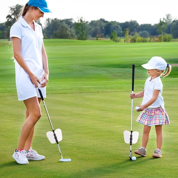 FENGGUIQU White Training Aid Swing Fan for Left and Right Handed Golfers