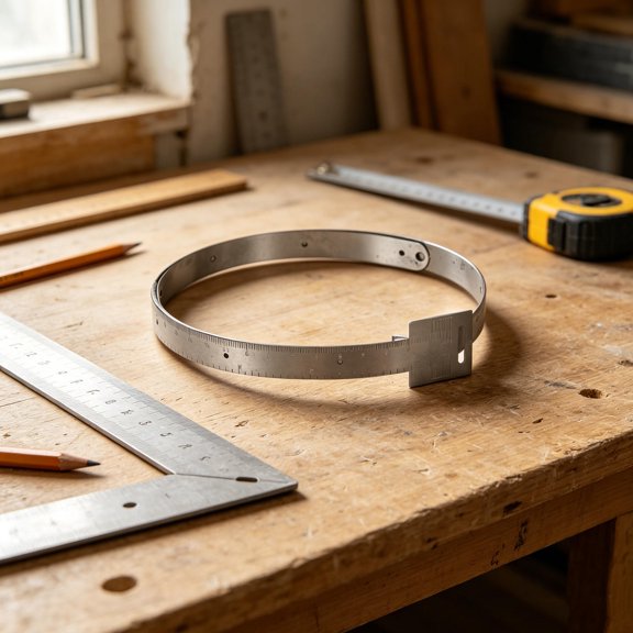 FENGGUIQU Precision Dual Scale Diameter Circumference Tape with Stainless Steel Ruler for Industrial Measuring