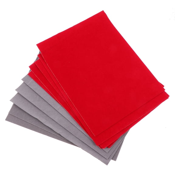 FENGGUIQU Premium Adhesive Flocked Fabric Sheets for Crafting, Projects, Decorative Packaging, Scrapbooking and More