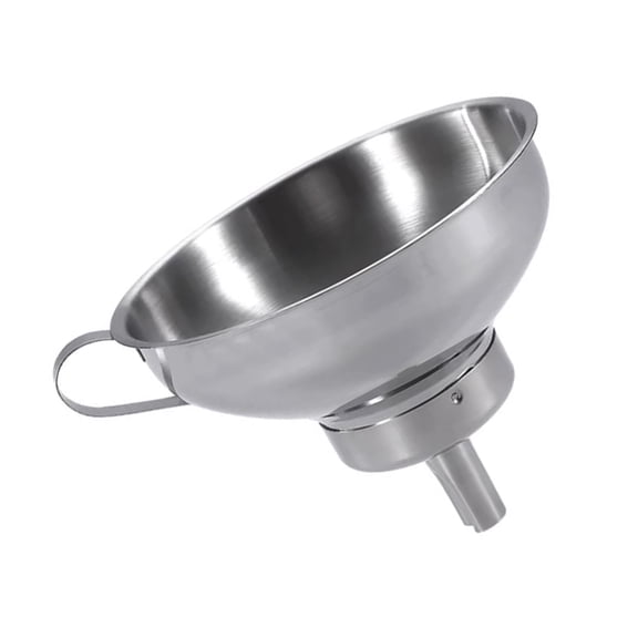FENGGUIQU Premium Stainless Steel Funnel for Household Use Easy to Clean Oil Jam and Liquid Funnel