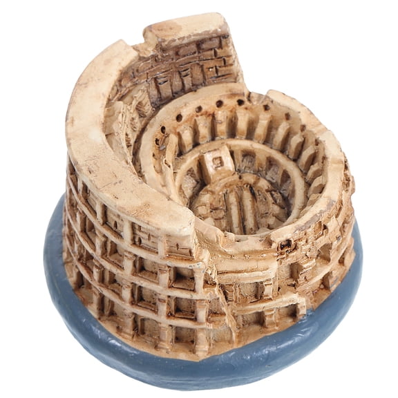 FENGGUIQU Detailed Roman Colosseum Resin Model, Ancient Architecture Figurine for Home Decoration and Tabletop Display Ornament