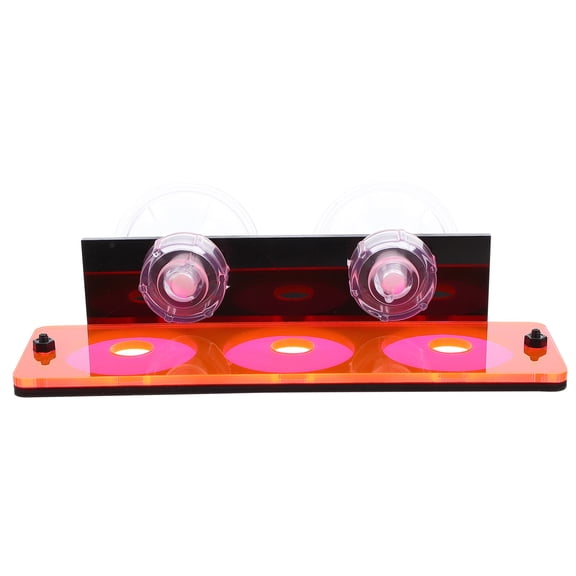 FENGGUIQU Red Acrylic Fish Tank Coral Frag Rack Base for Aquarium Coral Breeding and Support