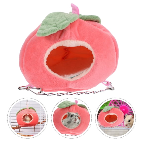 FENGGUIQU Cotton Hanging Warm Winter Hamster Bed Nest for Small Pets