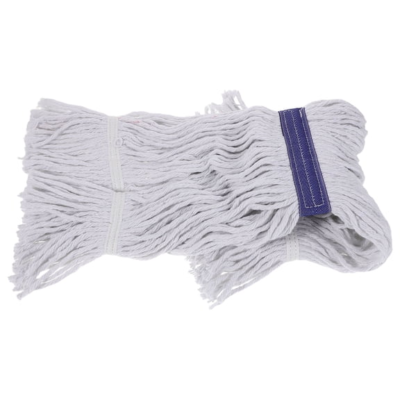 FENGGUIQU Reusable Cotton Yarn Mop Head Replacement Detachable Washable Loop End Mop Head Refill for Home Floors