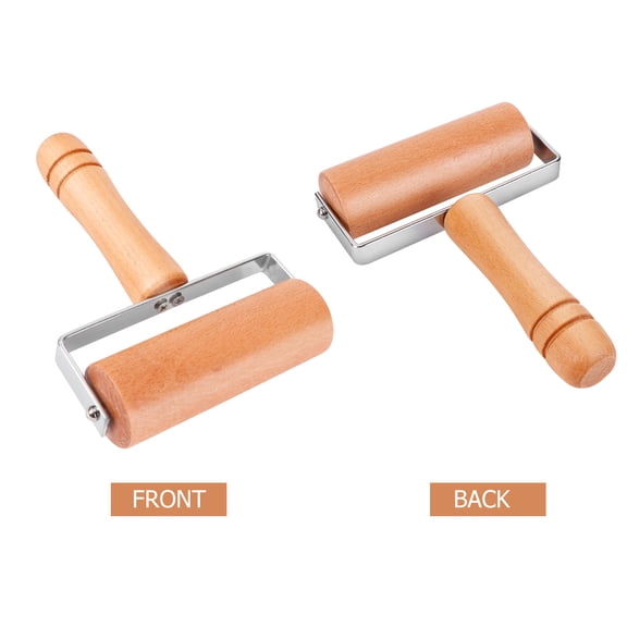 FENGGUIQU Smooth Wooden Roller for Rhinestone Painting and Clay Dough Craft