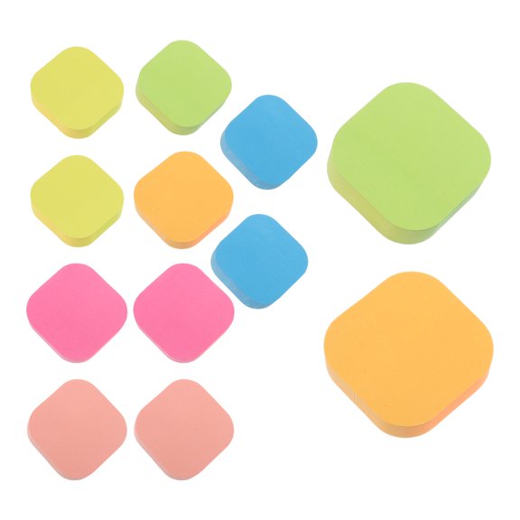 FENGGUIQU Round Self Stick Notes Adhesive Memo Pads for Organizing Reminders and Marking Pages
