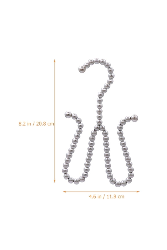 White Hanging Shoe Holder with Double Hooks ABS Material for Quick Drying and Closet Storage