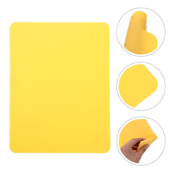 FENGGUIQU Yellow Silicone Baking Mat for Cookies and Dough Kneading, Non-Stick, , 1 Piece