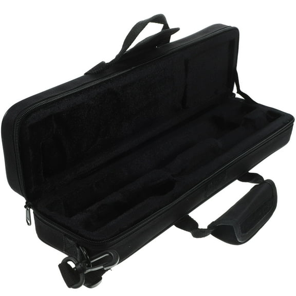 FENGGUIQU Black Flute Pouch Portable Instrument Case Material Convenient Carrying Bag