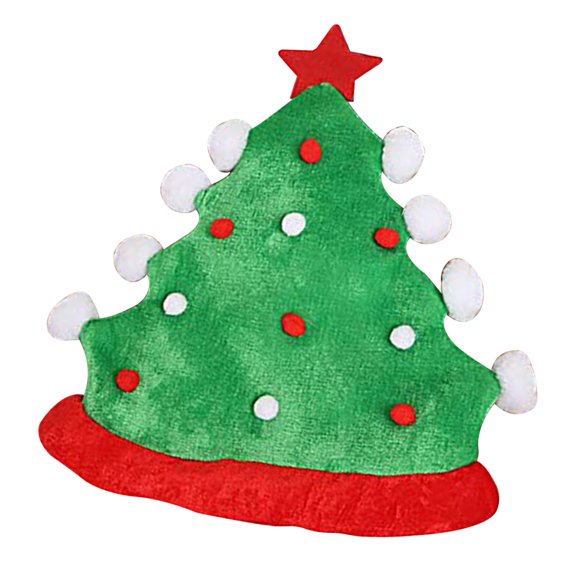 FENGGUIQU Christmas Tree Party Hat for Adults and Unisex Use Lightweight Breathable Festive Accessory