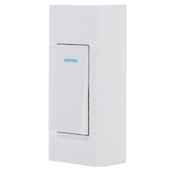 FENGGUIQU Smart Switch Cover Plate Push Button Switch White 1Pack For Bedroom Use