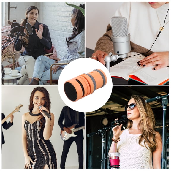 FENGGUIQU Microphone Capsule Sound Pickup with ABS Material, 1 Piece Mic Capsule for Clear Audio Recording