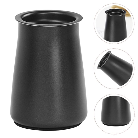 FENGGUIQU Stainless Mesh Sifting Cup Coffee Powder Strainer with Dust Proof Lid for Storage