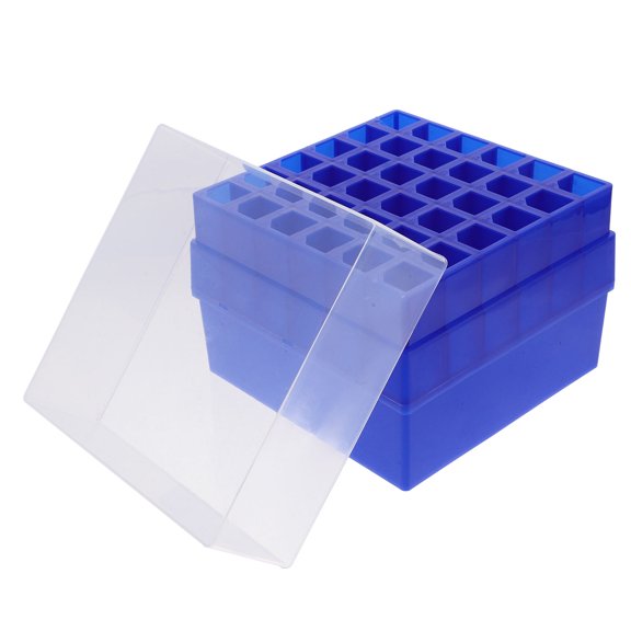 FENGGUIQU Plastic Cryogenic Box 36- Tube Organizer for 10/15ml Tubes