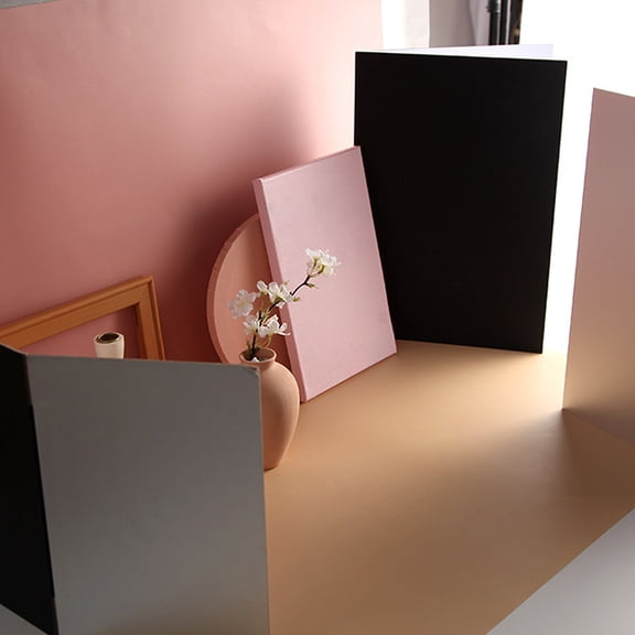 FENGGUIQU Photography White Reflective Board Folding Background for Supplementary Lighting and Shadow Reduction