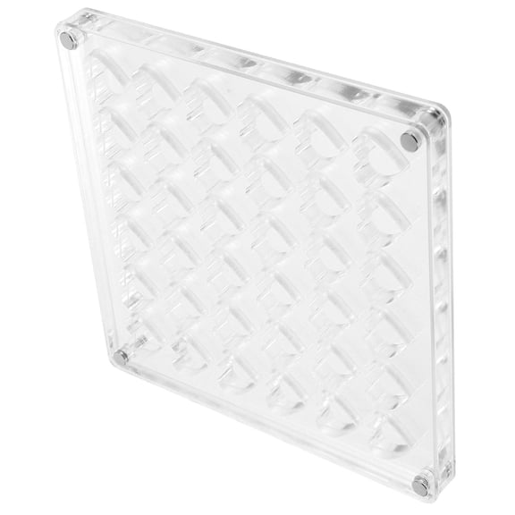 FENGGUIQU Transparent Acrylic Seashell Display Box for Storage Easy to Carry Mini Trinket Case 4.5x4.5x3.5 Inches