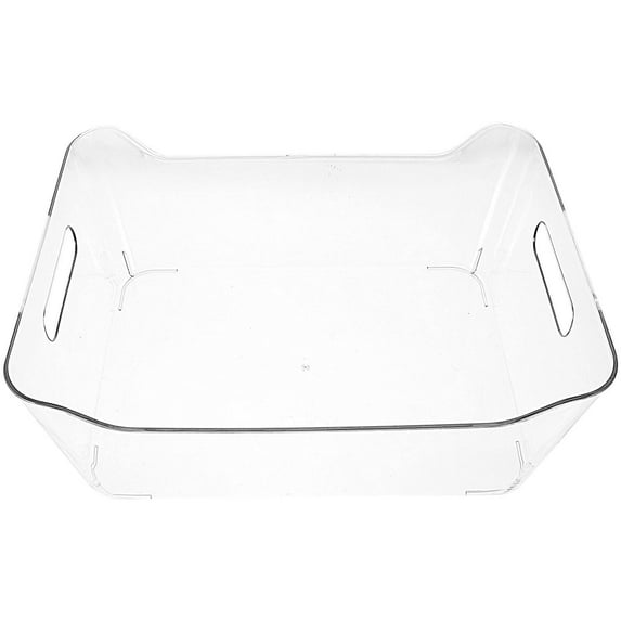 FENGGUIQU Plastic Storage Bins Storage Bin Transparent Organization Household Users Office Use 1Set