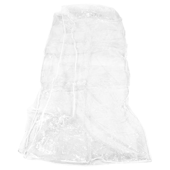 FENGGUIQU Clear Plastic Couch Cover, Heavy Duty PVC Pet Protector for Home, Easy Wipe Surface