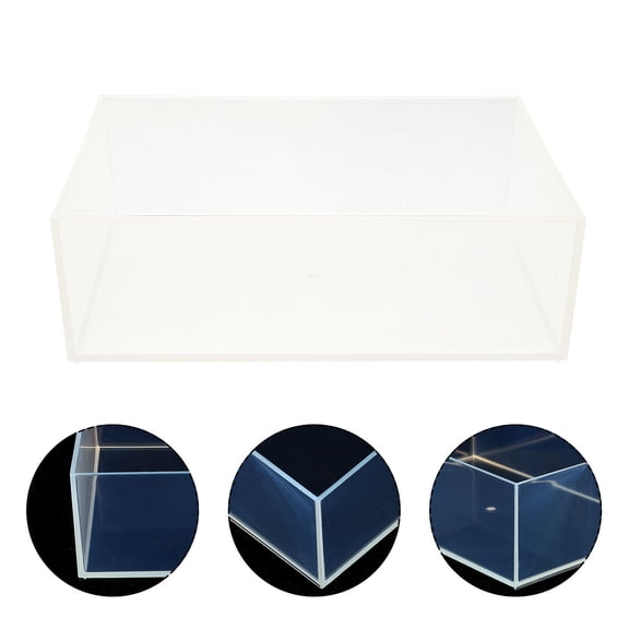 FENGGUIQU Tea Organiser Box Compact Design White 1Pack