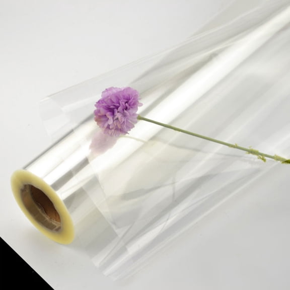 FENGGUIQU Clear Wrapping Paper Rolls 2-Pack for Christmas, Birthday, and Party Wrapping