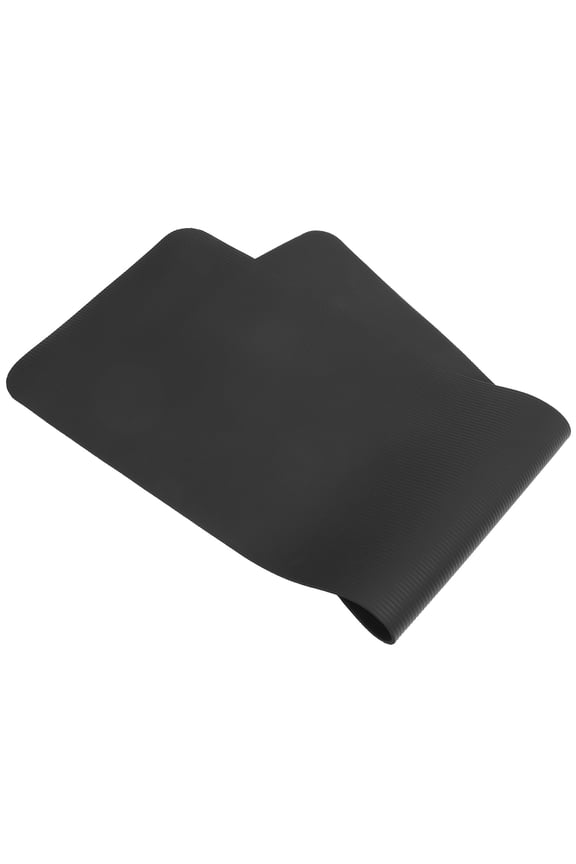 Versatile Black Exercise Equipment Mat with Durable Nbr Material for Home and Gym Floors