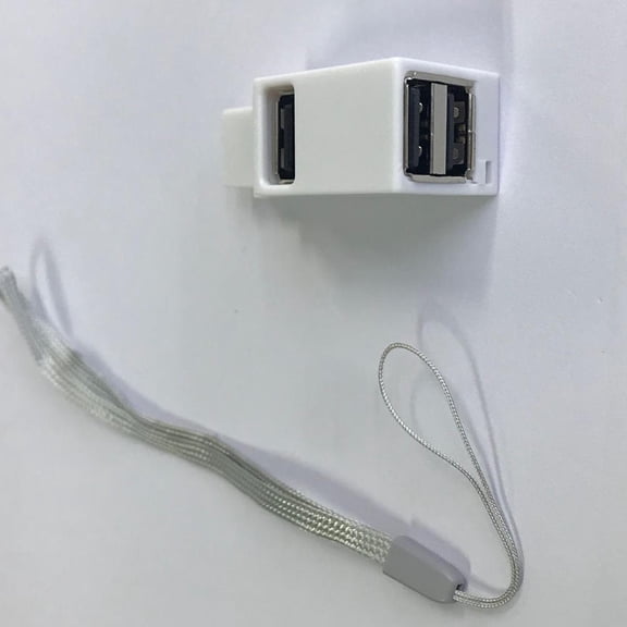 FENGGUIQU White 3-Port USB 2.0 Hub Ultra Thin USB Adapter for Desktop PC Laptop Computer Accessories