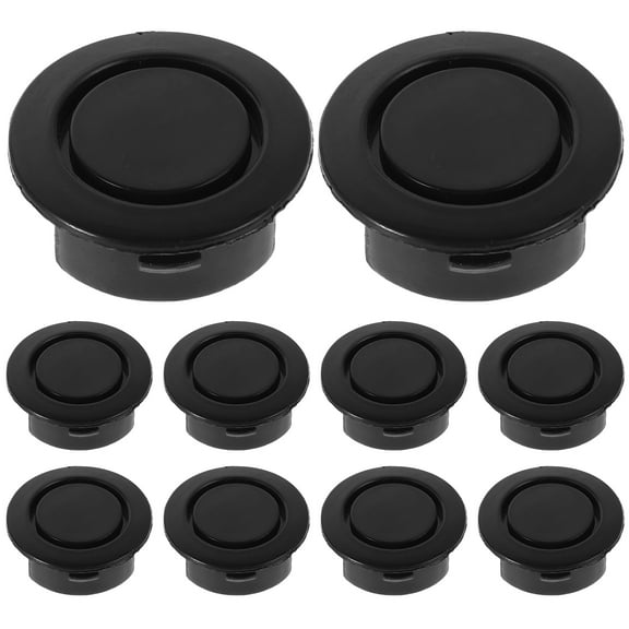 FENGGUIQU Universal Car Bumper Plug Hole Covers Bumper Plugs for Auto Truck Replacement Parts Exterior Accessories 10Pcs