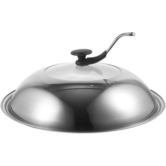 FENGGUIQU Universal Pot Lid Stainless Steel Check Food Condition Home Use 1Pack