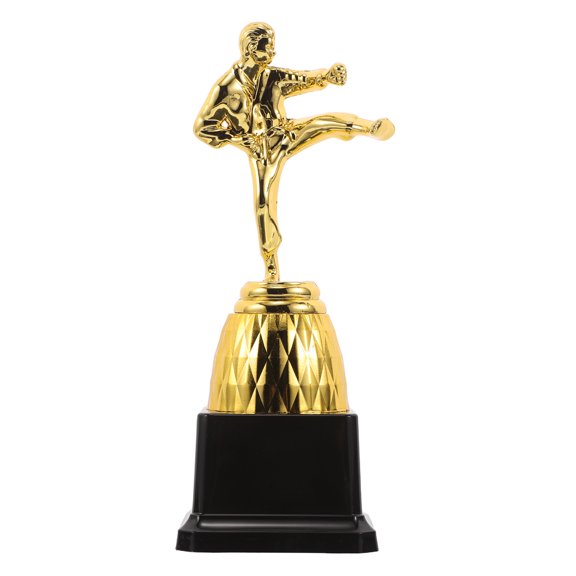 FENGGUIQU Versatile Golden Karate Trophy for Sports Awards and Celebration Ceremonies