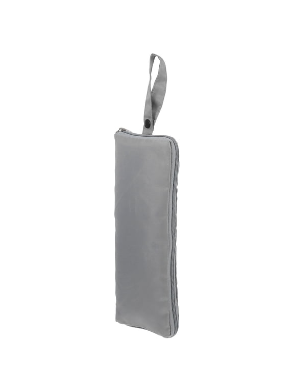 Grey Water-Resistant Microfiber Umbrella Sleeve for Pool 28x12.5cm