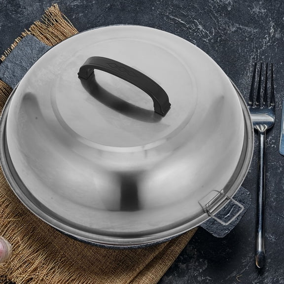 FENGGUIQU Stainless Steel Multi-Function Pot Lid, , Space-Saving Design, Ideal for Home and Restaurant Use