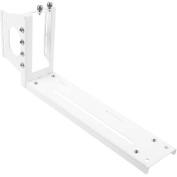 FENGGUIQU Vertical GPU Mount White Graphic Card Holder Bracket for Large Pc Cases Computer Accessory