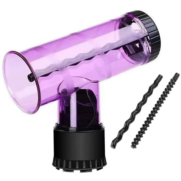 FENGGUIQU Violet Pc Hair Dryer Accessory for Curly Hairstyles, Fits Most Dryers