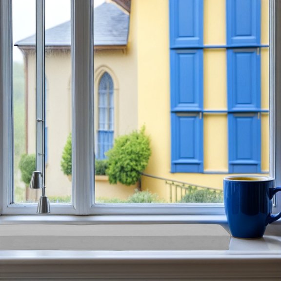 FENGGUIQU Water Resistant Sponge Cuttable Window Sill Protector with Absorbent Pads for Home Condensation