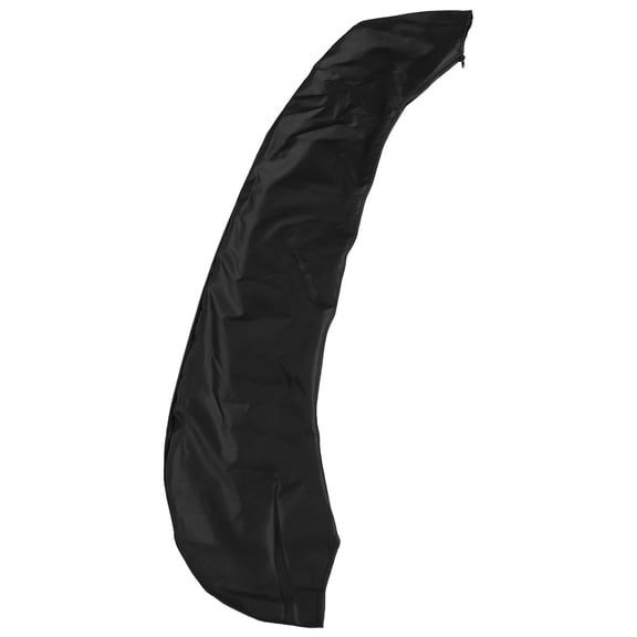 FENGGUIQU Waterproof UV Protection Bimini Top Replacement Boot Boat Cover Marine Grade Oxford Fabric Sun Shade Canopy for Yachts and Boats Black