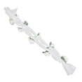 thumbnail image 1 of FENGGUIQU White Wedding Car Flower Decoration Set, Lifelike Plastic Rose Belt for Party, Church, and Event Decor, 1 of 8