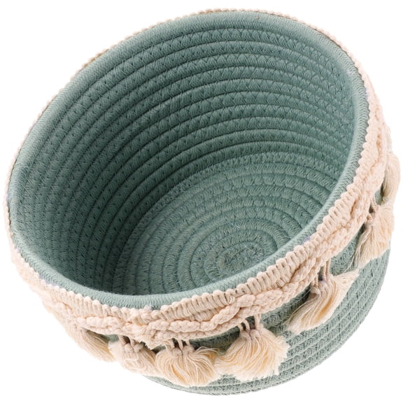 FENGGUIQU Woven Nesting Baskets Cotton Rope Storage Rustic Style for Homeowners 1Pack