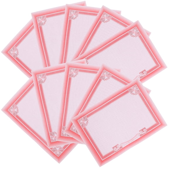 FENGGUIQU Assorted Color Printable Certificate Paper with Floral Borders for Award Ceremony and Recognition