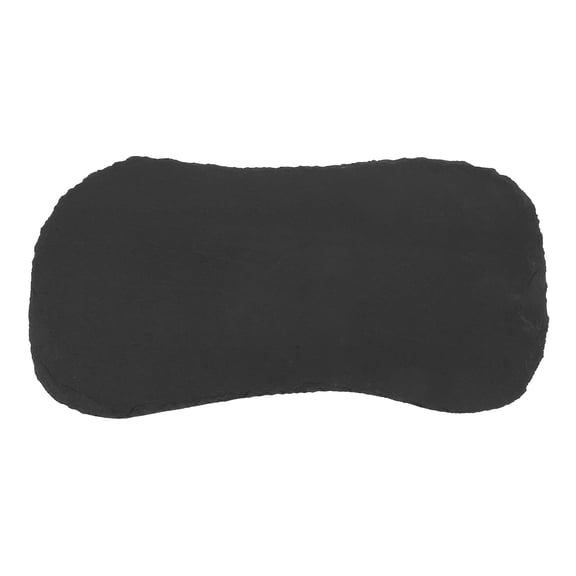 FENGGUIQU food serving plate Slate Charcuterie Board Black Elegant Design 1Pack